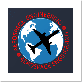 aerospace engineer engineering aeronautical airplane Posters and Art